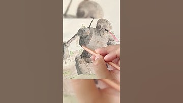 Drawing a reawakened Robot 🌿🤖| March of Robots -Hill