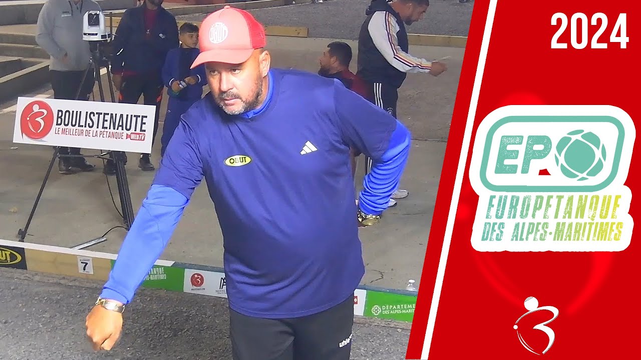 Huitième PUCCINELLI vs LOY : Europétanque triplette des Alpes-Maritimes à Cagnes-sur-Mer 2024