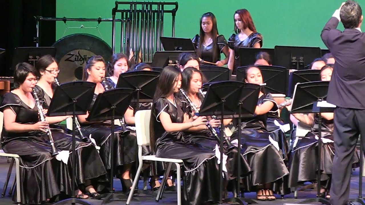 Color of the Wind Sacred Hearts Academy Concert Band YouTube