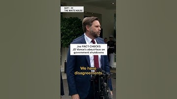 Joe fact-checks JD Vance’s about-face on government shutdowns
