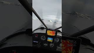 Denali was out so time to Ski Fly!   Perfect day for a #supercub on #skis