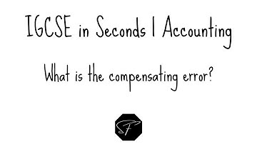 IGCSE in Seconds | What is the compensating error? | Shermann Foo