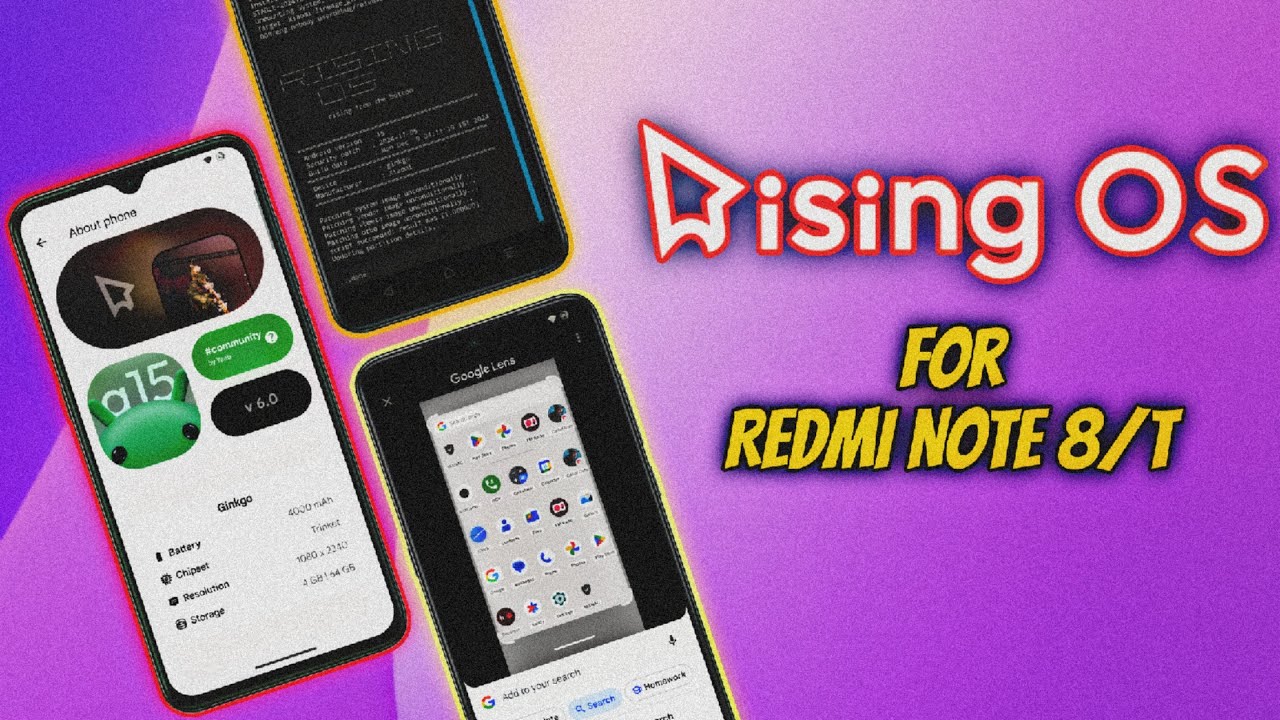 Rising OS 6.0 Based on Android 15 for Redmi Note 8 | Android 15 ...