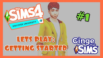 #1 GETTING STARTED | The Sims 4 - DISCOVER UNIVERSITY | Lets Play! 👨🏼‍🎓🧑🏼‍💻