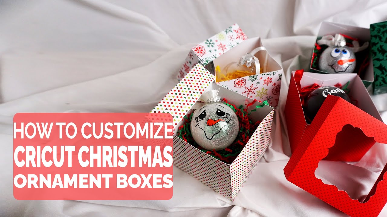 DIY Cricut Christmas Ornanament Box YouTube