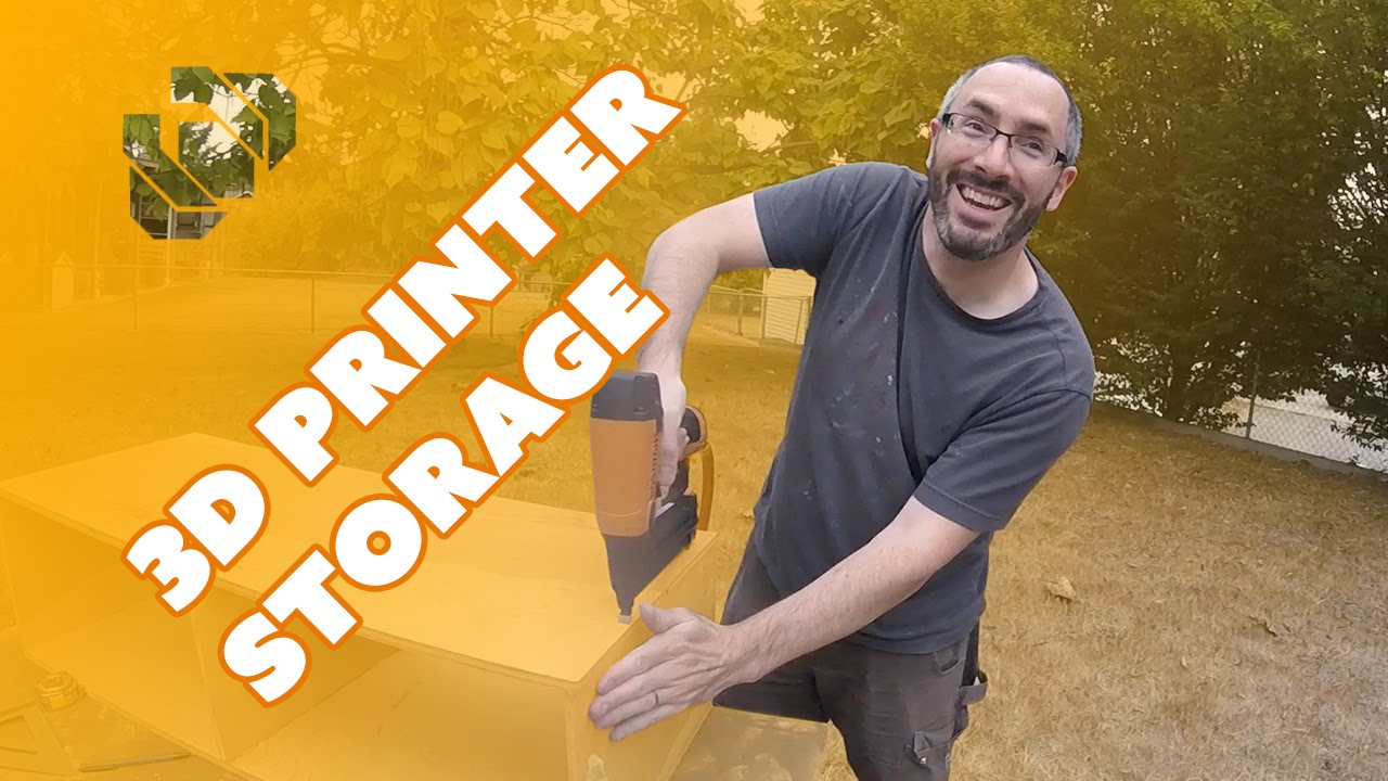 How to Make a 3D Printer & Filament Storage Box - Prop: Shop