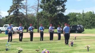 Howard "Huck" Johnson Military honors (7/14/16)