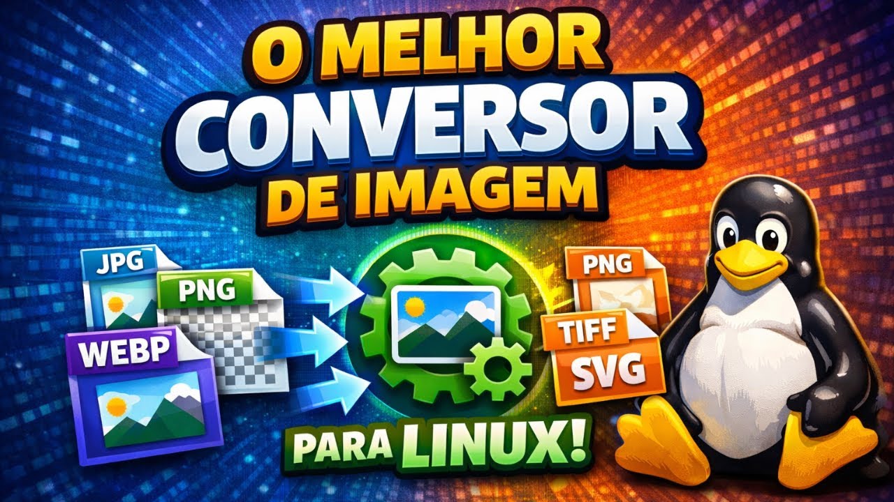 Conversão de imagens no Linux com qualidade profissional