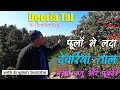 Deoria tal trek in spring season  phooldei festival of uttarakhand  himalayan peaks from deoriatal
