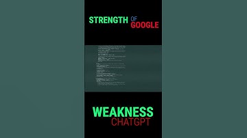 Strengths of Google vs Weakness of ChatGPT #shorts