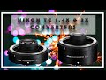 Nikon Z TC - TELECONVERTERS - TC 1.4x and TC 2x with Nikon Z 70-200 F2.8 S lens - Nikon Z7