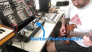 Can I turn my modular synth into a guitar pedalboard?