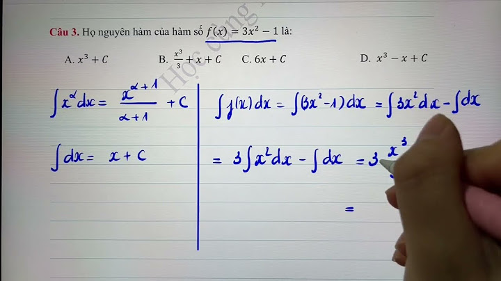 Các công thức cơ bản toán học lớp 12