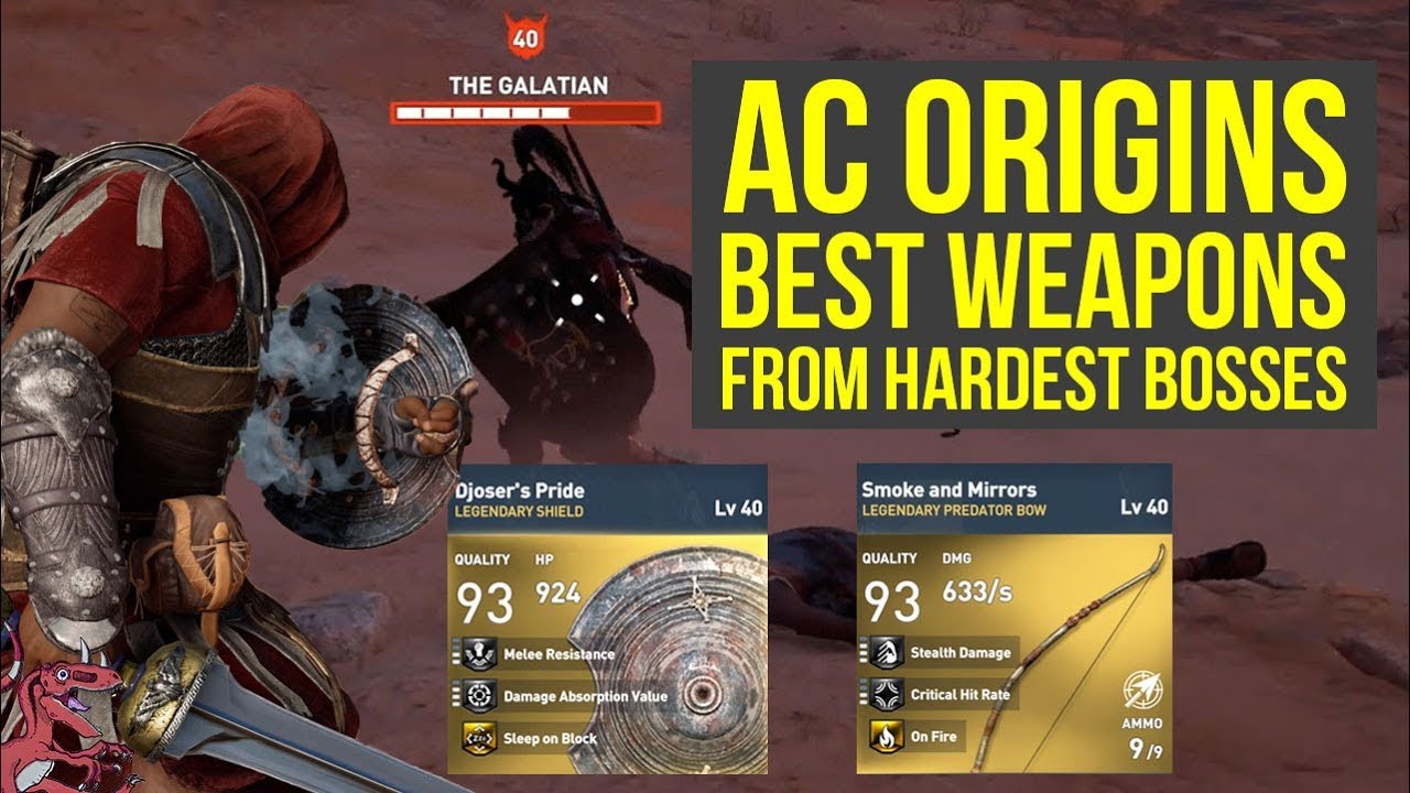 syv Kænguru bagagerum Assassin's Creed Origins Best Weapons FROM ROAMING BOSSES - In Depth Look! (AC  Origins Best Weapons) - YouTube