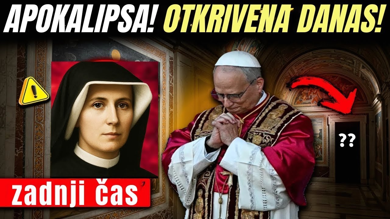 😱 ŠOKANTNO! Papa Lav XIV najavljuje APOKALIPTIČNO UPOZORENJE svete Faustine...