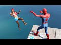 Gta 5  water ragdolls spiderman 2 euphoria physics  funny moments