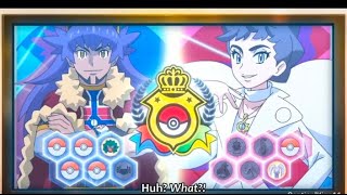 Leon VS Diantha semi final match Pokemon World Championship Eng Sub L#pokemon