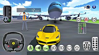 Ferarri Car Driver vs Airplane في فئة القيادة ثلاثية الأبعاد - أفضل لعبة Android IOS screenshot 3