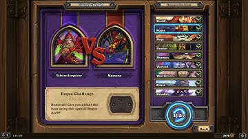 Naxxramas in 2024 Class Challenge Valeera Sanguinar vs Maexxna