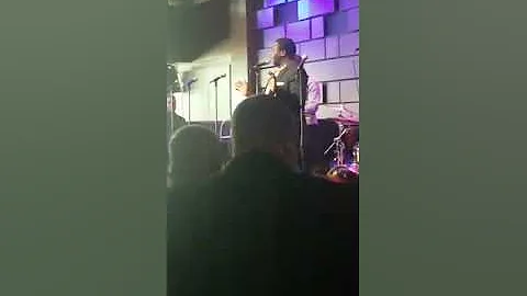LESLIE JOHNSON, MARVIN WINANS, BEBE WINANS STAND @...