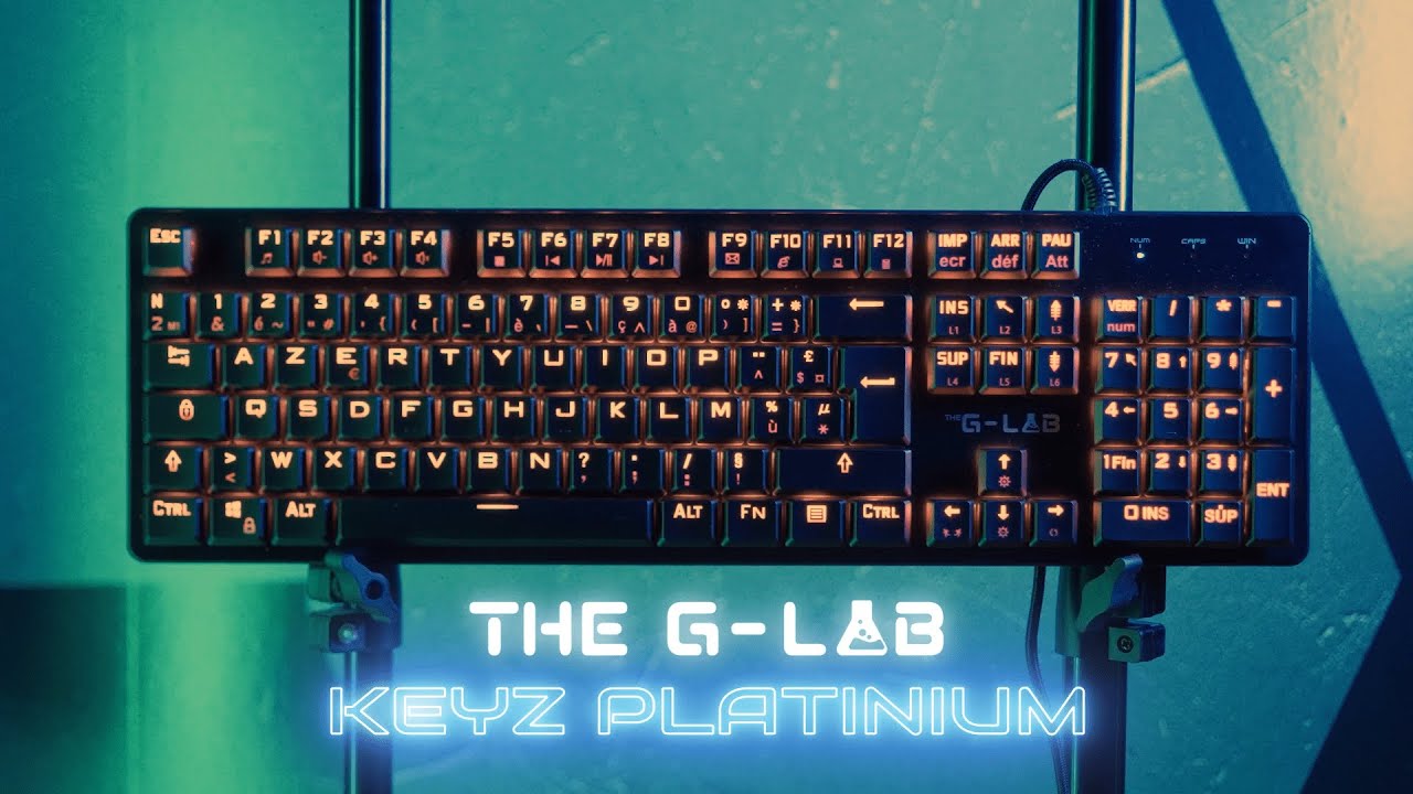 THE G-LAB Keyz PLATINIUM - Le clavier mécanique low profile 