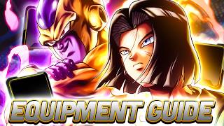 (Dragon Ball Legends) EQUIPMENT GUIDE FOR LEGEND GOLDEN FRIEZA & ANDROID 17!