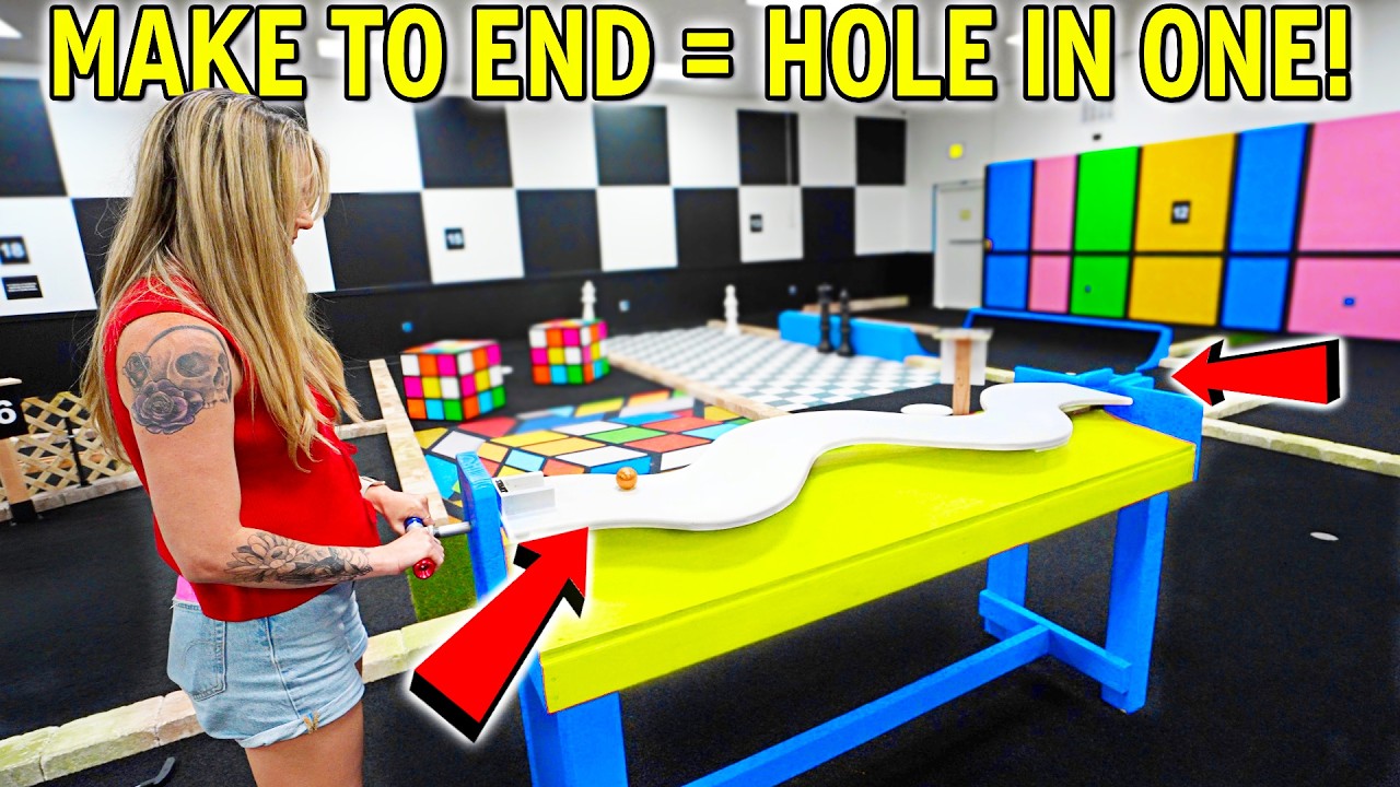 Crazy ONE OF A KIND Mini Golf Course!