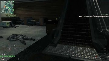 Call of Duty MW3 INCREDIBLE Knife Quad Feed round winning Kill!