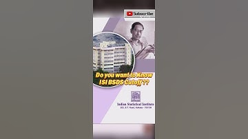 ISI BSDS Cutoff 2025 | ISI Admission | Bachelor of Statistical Data Science #isikolkata #jee #cuet