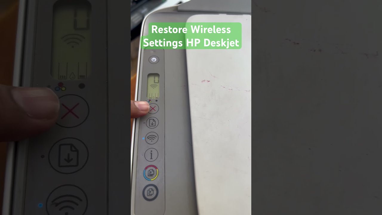 Remove All Previous Network Settings From HP Deskjet Printer Models Hp