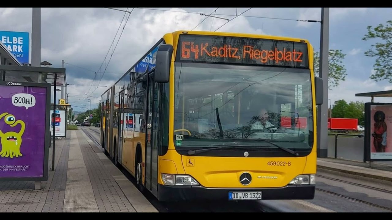 [Sound] Mercedes-Benz O530G II Citaro Facelift (DD-VB 1322) der Dresdner Verkehrsbetriebe AG