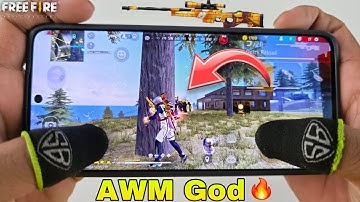 AWM sniper solo vs squad free fire gameplay