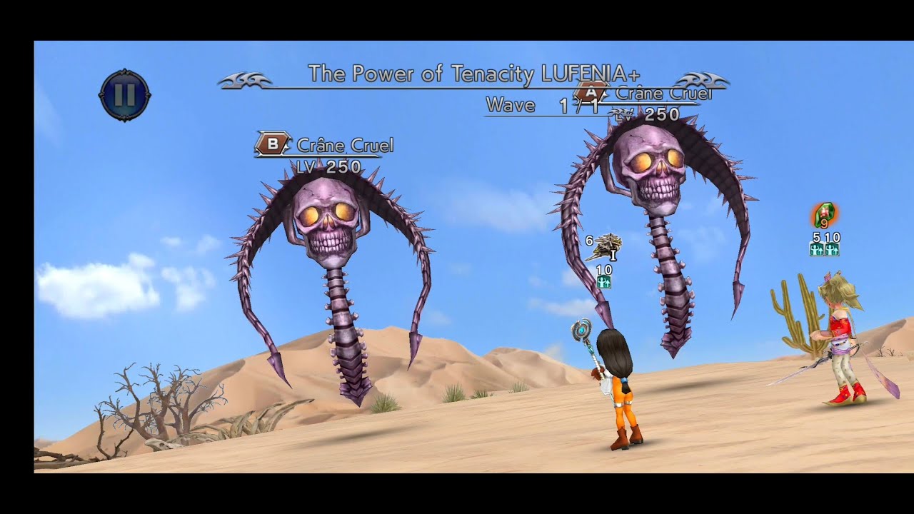 [DFFOO] Power of Tenacity LUFENIA+ - Terra/Garnet (duo)