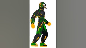 Test Animation With My Custom Symbiote￼ Named Xernic! #venom #symbiote #custom #animation #shorts