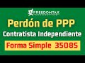 Solicitud Perdón de Préstamo PPP - Formulario 3508S para Contratistas Independientes