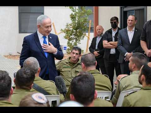 ראש הממשלה נתניהו במפגש עם קורס קצינים קרביים במילואים בגוש עציון