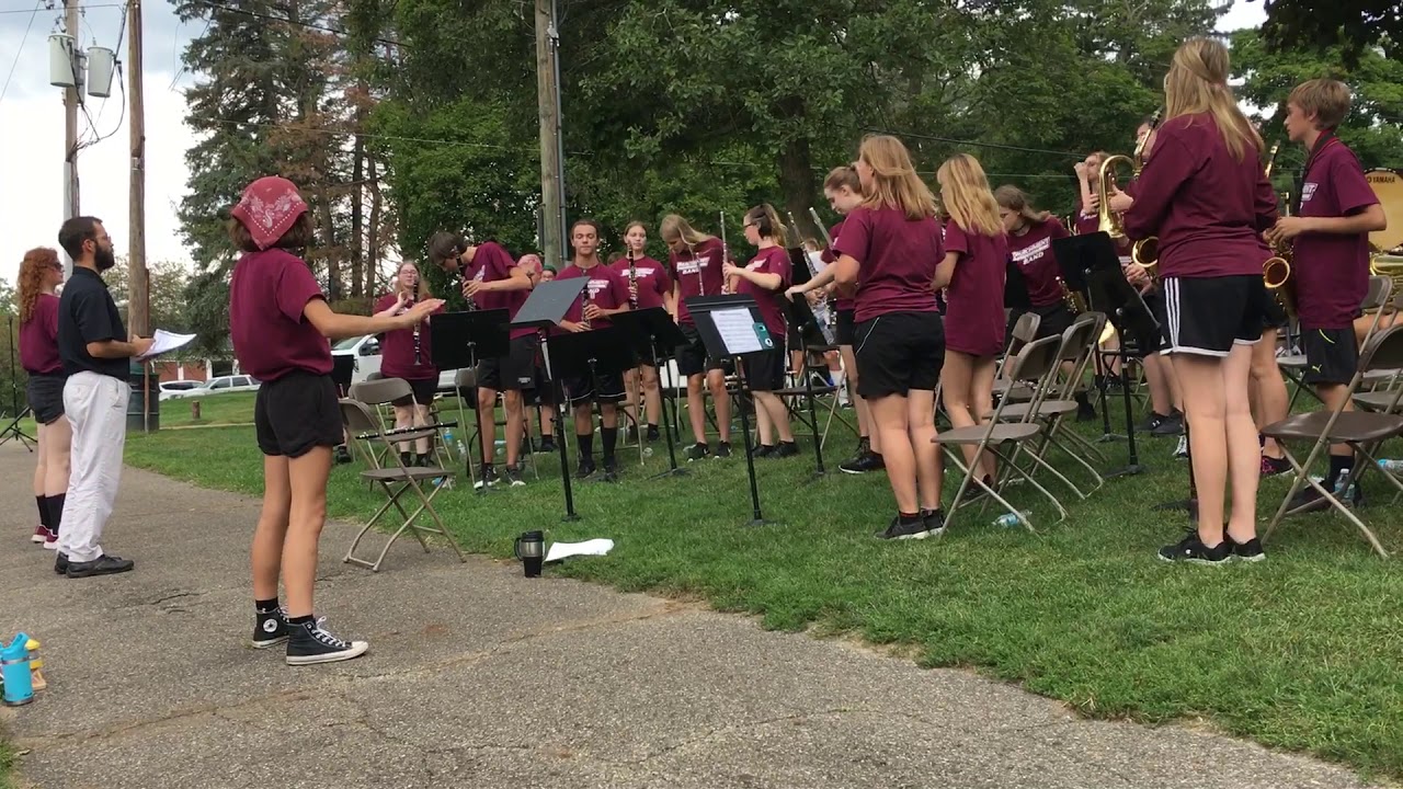 Parchment High School Band Kindleberger Park Dedication YouTube