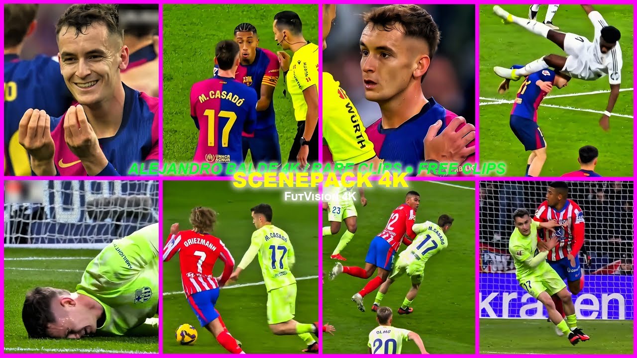 Marc Casado 4K / RARE CLIPS ● FREE CLIPS ● SCENEPACK 4K ( TOPAZ Video AI 7™ )