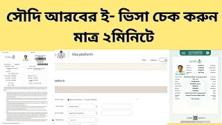 e visa check online saudi arabia | ই-ভিসা চেক করুন screenshot 5