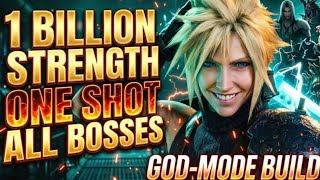9999 Damage is SICK! VS All Bosses in Final Fantasy Remake