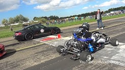 230HP Super Kart vs. 1300HP Porsche 9ff vs. 1088HP AUDI S4