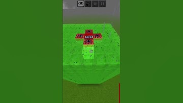 TNT vs Slime block in Minecraft mods bedrock packs