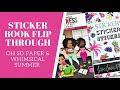 Oh So Paper Mini Fitness and Live Love Posh Whimsical Summer Sticker Book Flip Throughs!