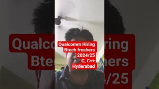 Qualcomm Hiring Freshers 2026 🔥 Associate Engineer | C/C++ Jobs | Hyderabad IT Jobs