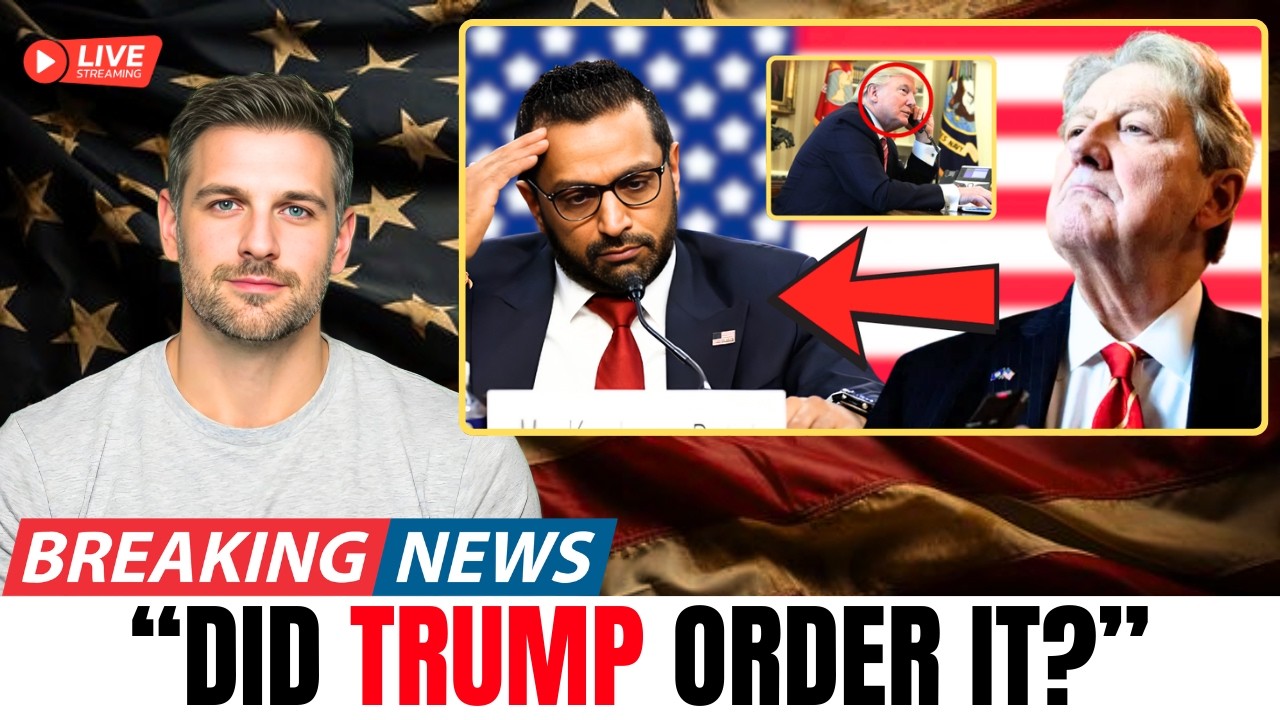 John Kennedy TRAPS Kash Patel: Did Trump ORDER Epstein Files Buried?