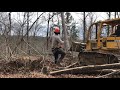 Two man logging crew