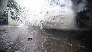 GOPRO slow motion puddle splash MUST SEE!!