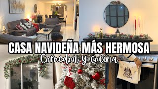 COCINA Y COMEDOR ✅ DECORACIÓN NAVIDEÑA🤶🏼🎄❄️ VLOGMAS?? 🤔