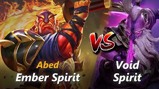 Abed mid Ember Spirit vs Void Spirit | First 10 minutes