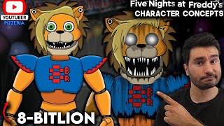 What Needs To Be In FNAF | 8-BitLion | Youtuber Pizzeria | Character Concepts